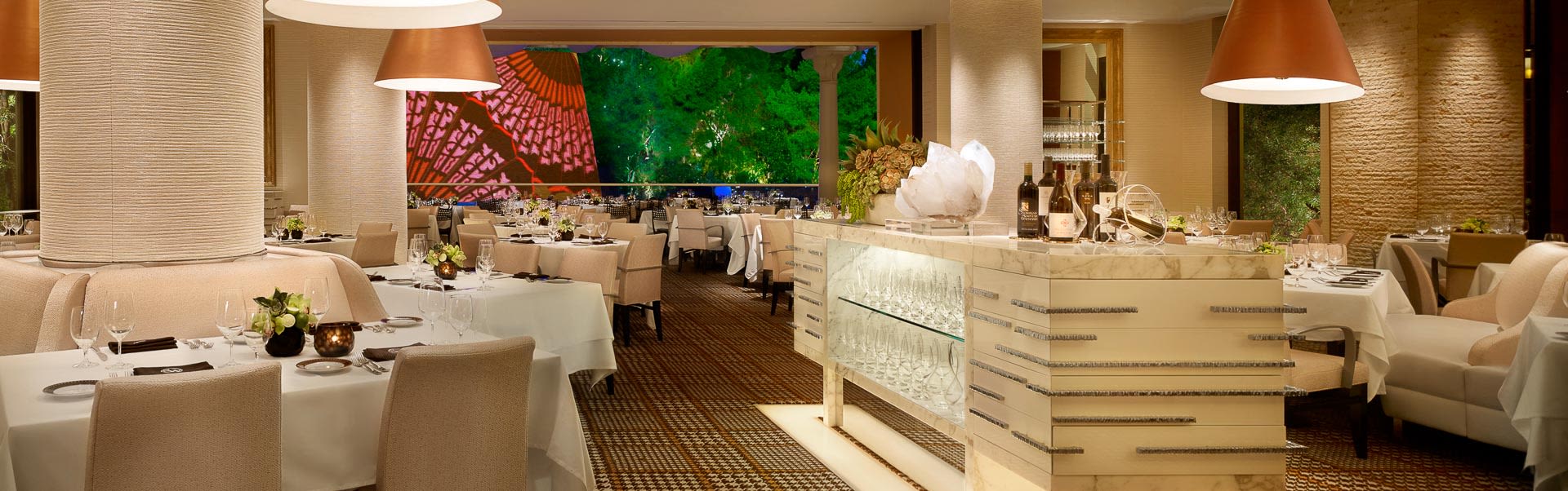 SW Steakhouse on The Wynn Lake of Dreams