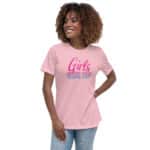 womens relaxed t shirt pink front 6449552fbd3ee
