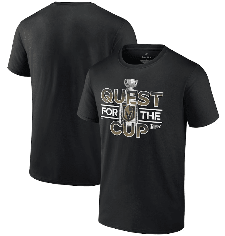 Vegas Golden Knights Fanatics Branded 2023 Stanley Cup Final Quest T-Shirt – Black