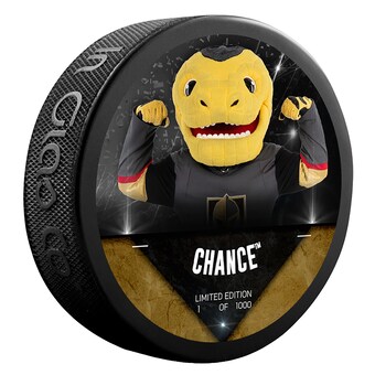 Chance Vegas Golden Knights Unsigned Fanatics Exclusive Mascot Hockey Puck - Limited Edition of 1000