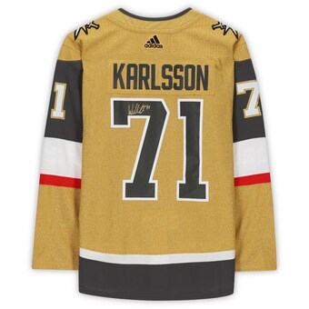 William Karlsson Vegas Golden Knights Autographed Gold Alternate Adidas Authentic Jersey
