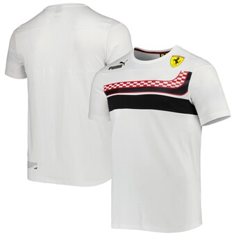 Men's Puma White Ferrari Race SDS T-Shirt