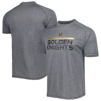 Men's Charcoal Vegas Golden Knights Impact Raglan T-Shirt