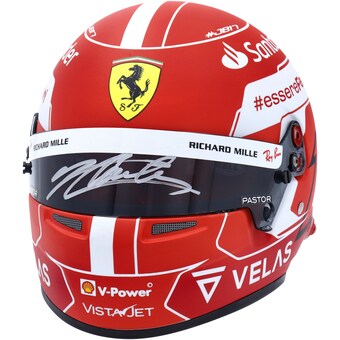 Charles Leclerc Scuderia Ferrari Autographed 1:2 Scale Formula 1 Mini Helmet