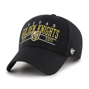 Men's '47 Black Vegas Golden Knights Centerline MVP Adjustable Hat