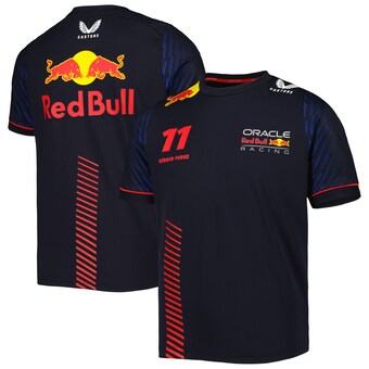 Youth Castore Sergio Perez Navy Red Bull Racing 2023 Driver Edition T-Shirt