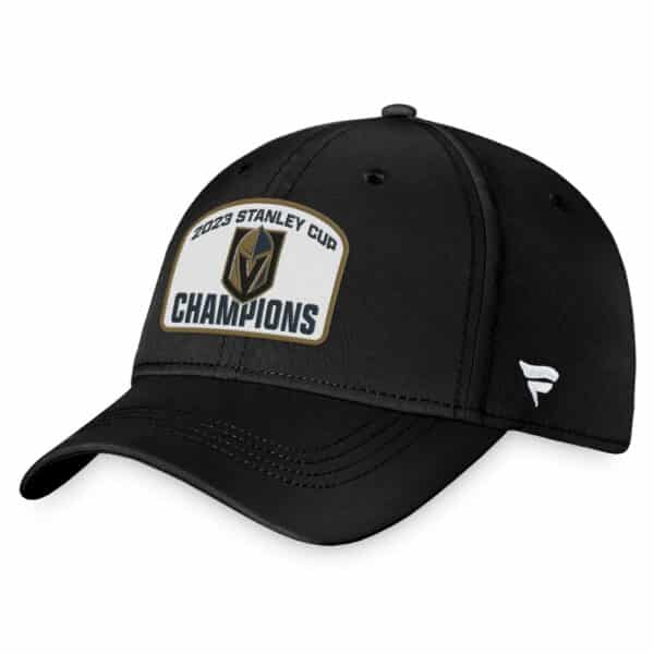 Men's Fanatics Branded Black Vegas Golden Knights 2023 Stanley Cup Champions Core Flex Hat