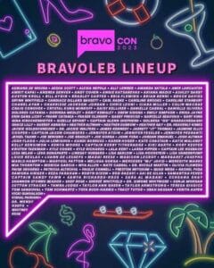 bravocon 2023 full lineup 0
